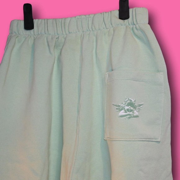 BOYS LIE oversized sweat pants “Have nothing nice to say? Get blocked” S NIB - Picture 3 of 5